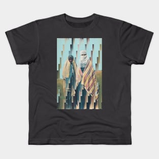 Turque #3 - Abstract Collage Landscape Graphic Design Decor Kids T-Shirt